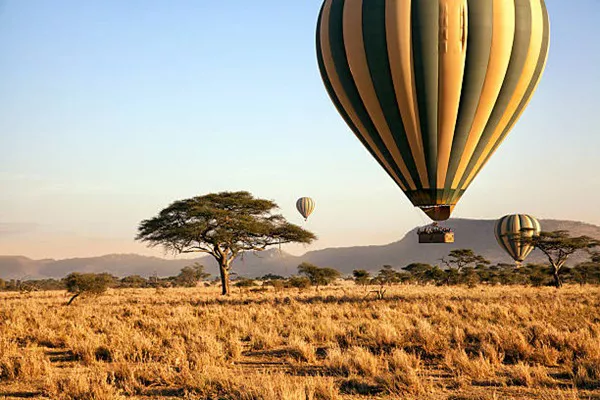 Serengeti National Park Hot Air Balloon in Tanzania